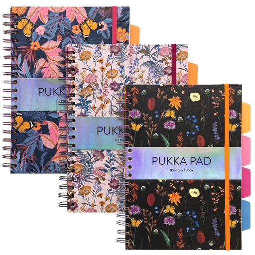 [9494BLMAST PUK] Assorted B5 Bloom Project Books Pack 3