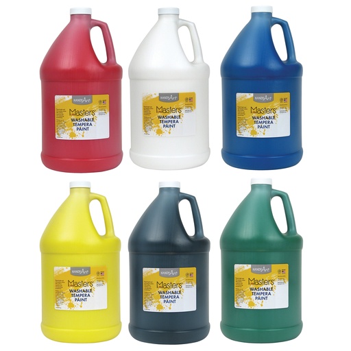 [CHA128PC-6 RPC] Little Masters® 6 Colors Washable Tempera Paint