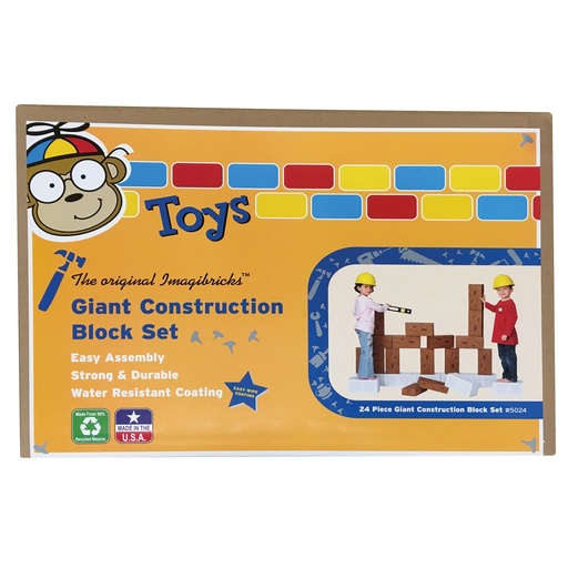 [5024 SMT] ImagiBRICKS™ Giant Construction Building Block 24 Piece Set
