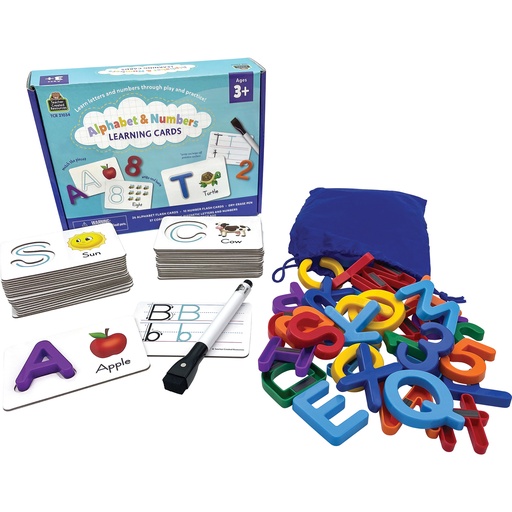 [21034 TCR] Alphabet & Numbers Learning Cards