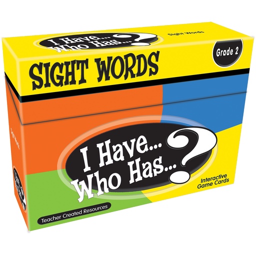 [7870 TCR] I Have, Who Has Sight Words Game Grade 2
