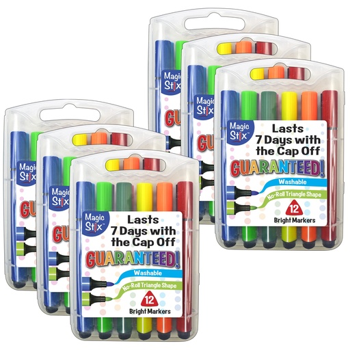 [395-6 TPG] 72ct Triangular Markers in 12 Colors