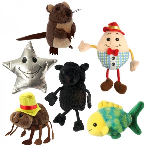 [002040 PUC] Finger Puppets: Nursery Rhymes Set of 6