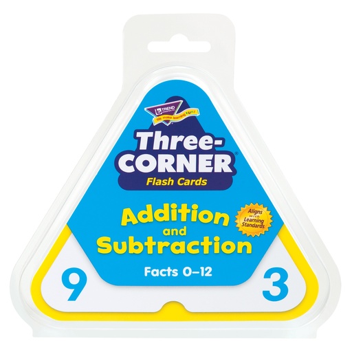 [1670 T] Addition and Subtraction Three-Corner® Flash Cards