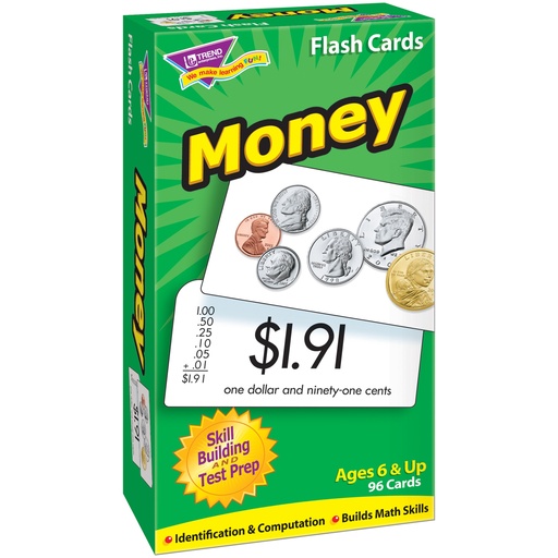 [53016 T] Money Skill Drill Flash Cards
