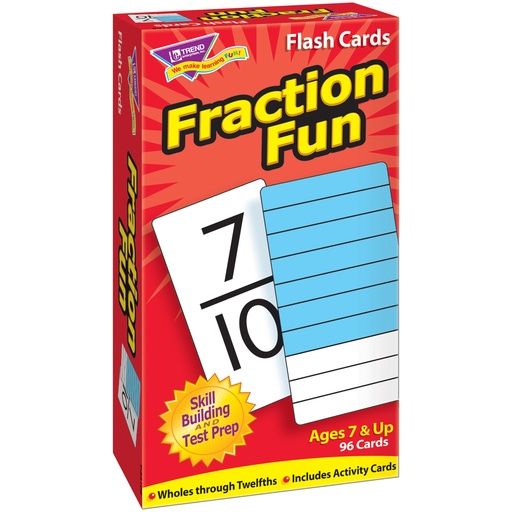 [53109 T] Fraction Fun Skill Drill Flash Cards