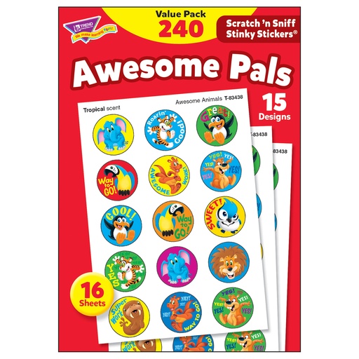 [83914 T] Awesome Pals Stinky Stickers® Value Pack