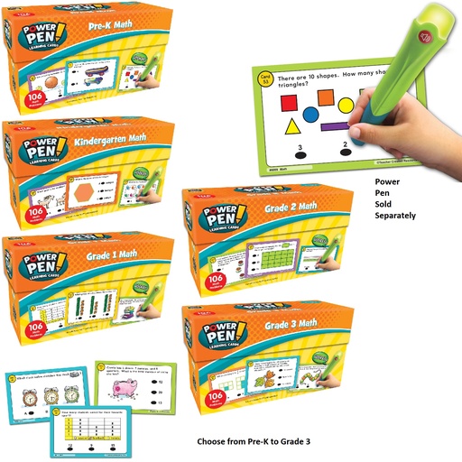 Power Pen® Learning Cards: Math