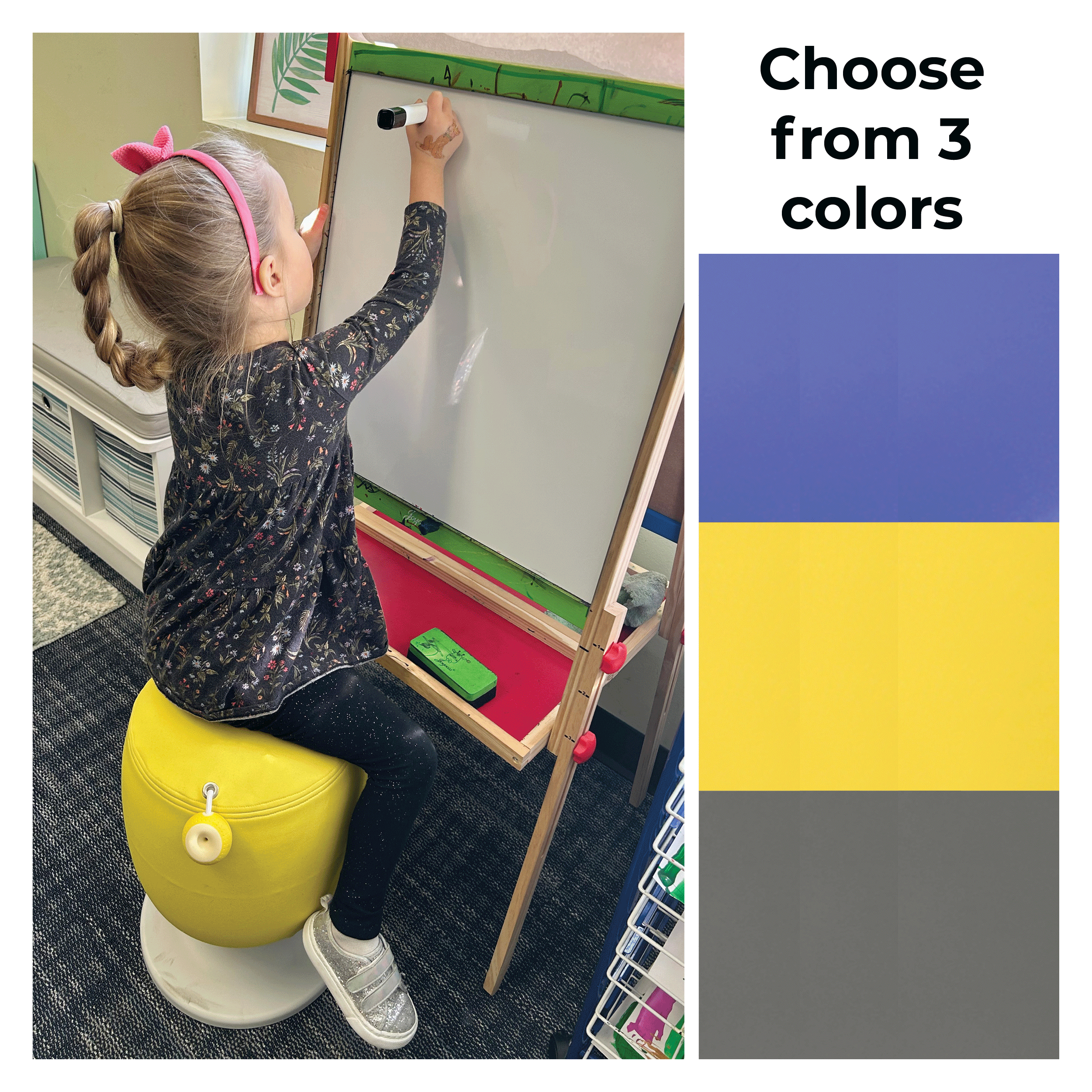 [VARIANT112] Kids Adjustable Pivot Stool Small