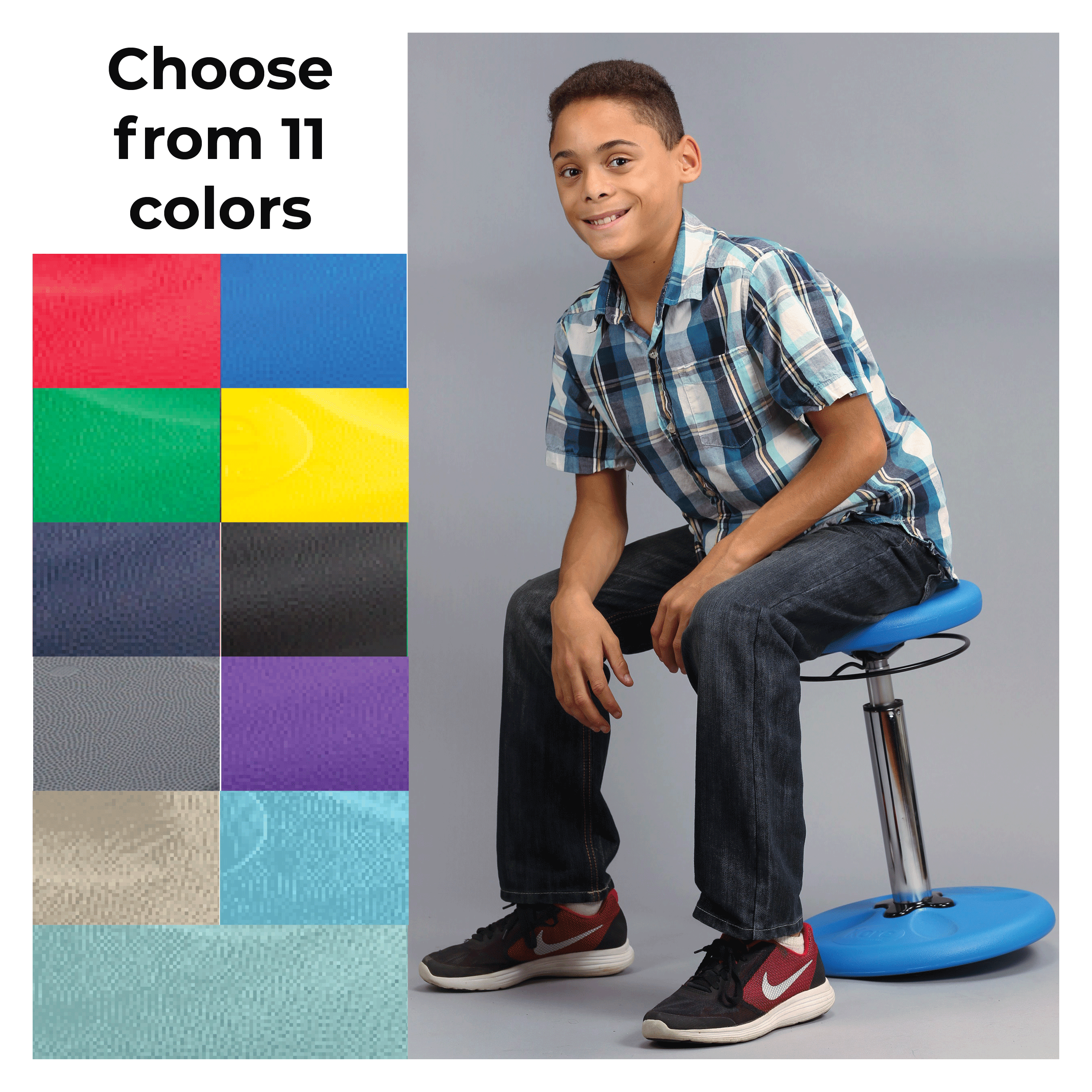 [VARIANT114] Kids Adjustable Standard Wobble Chair