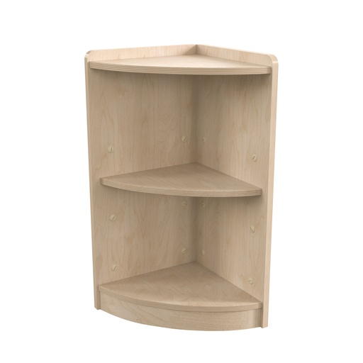 [24022 FF] Wooden 2 Tier Corner Storage Unit