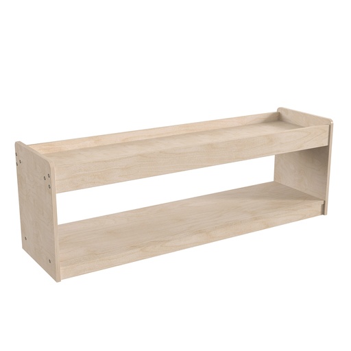[24572 FF] Modular Wooden Open Storage Unit with Upper Shelf