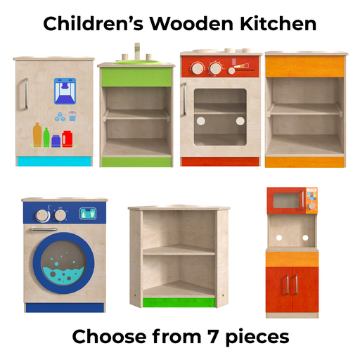 [VARIANT50] Children's Wooden Kitchen Set