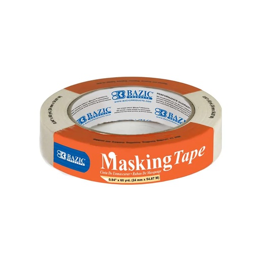 [952 BAZ] BAZIC® General Purpose Masking Tape — 0.94" × 2160" (60 Yards)