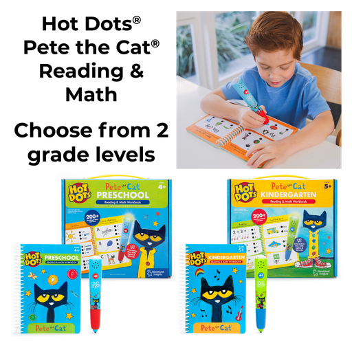 [VARIANT104] Hot Dots® Pete the Cat®  Reading & Math