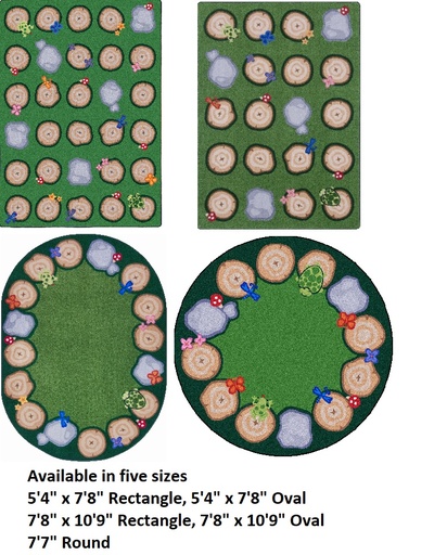 [2051 JC] Stumped Area Rug