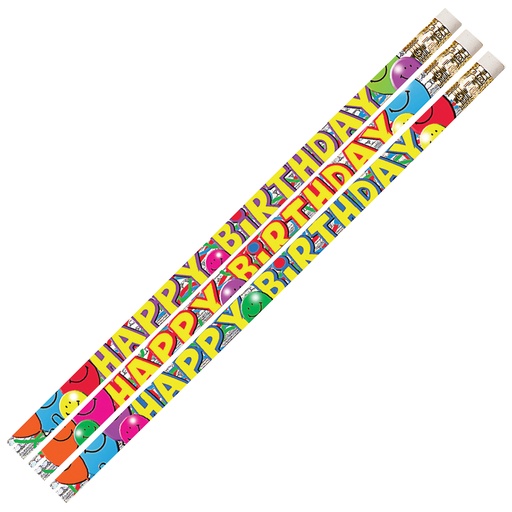 [D2214 MSG] 12ct Birthday Bash Pencils | D2214 MSG