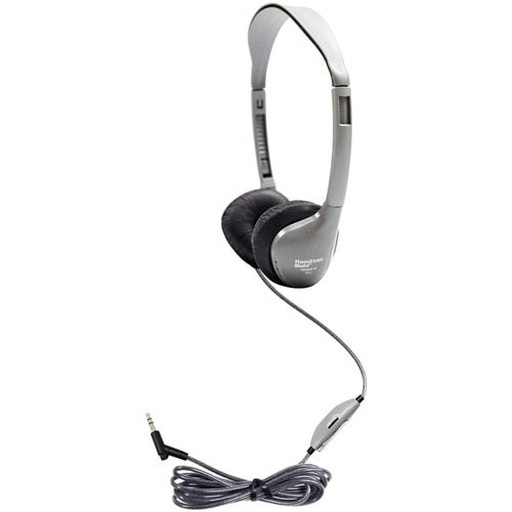 [MS2LV HE] Black Leatherette Multimedia Stereo Headphones