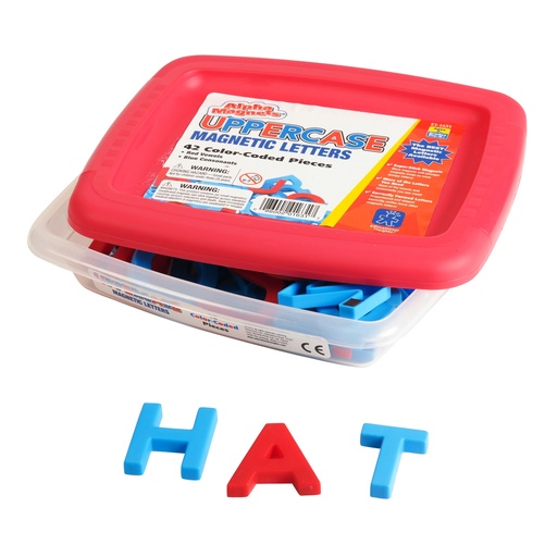 [1631 EI] AlphaMagnets®, Uppercase, Color-Coded, 42 Pieces