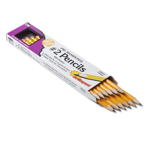 [65512 CLI] Charles Leonard® Pre‑Sharpened #2 Pencils — Daily class writing set