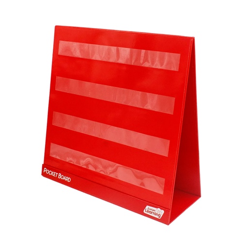 [722 JL] Junior Learning® Pocket Board — Portable, double‑sided pockets