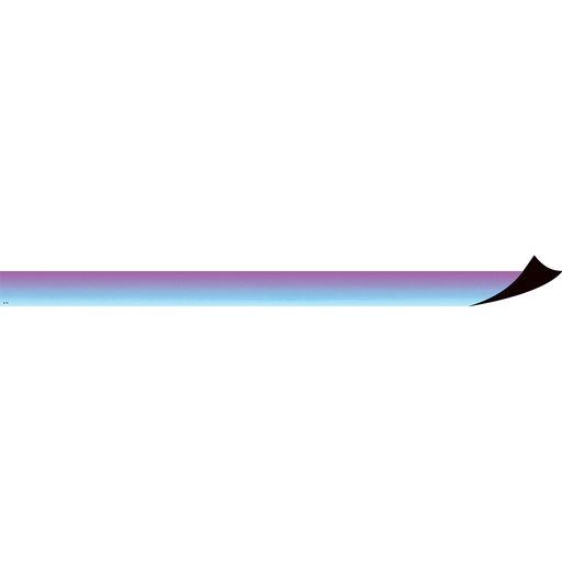 [77521 TCR] Purple and Blue Color Wash Magnetic Border, 24 Feet