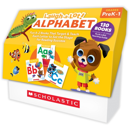 [765691 SC] Laugh A Lot Alphabet, Multi Copy, 130 Books