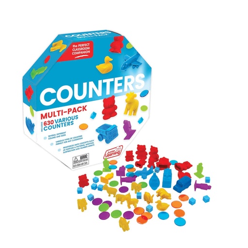 [728 JL] Junior Learning Counters Multi‑Pack 630 pieces