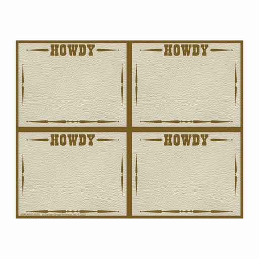 [650343 EU] Wild Wild Classroom Name Tags