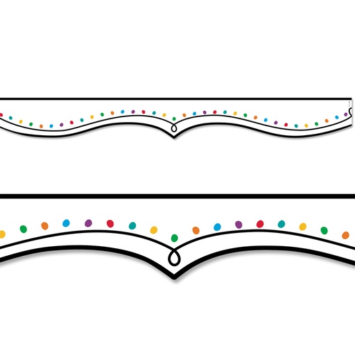 [10484 CTP] Color Dotted Swirl EZ Border