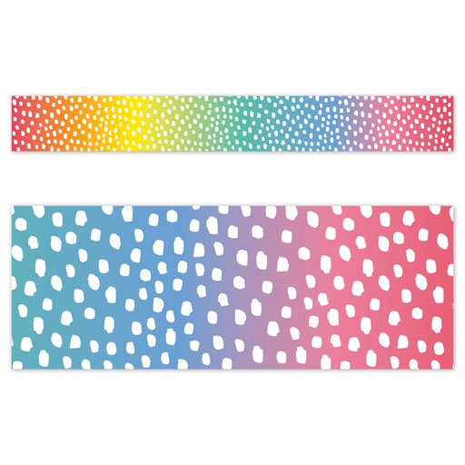 [11048 CTP] Core Decor Messy Dots on Rainbow EZ Border