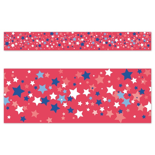 [11049 CTP] Core Decor Patriotic Stars EZ Border