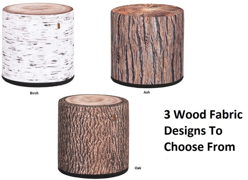 [VARIANT221] Sprogs Indoor/Outdoor Floor Pouf 14" W x 14" H