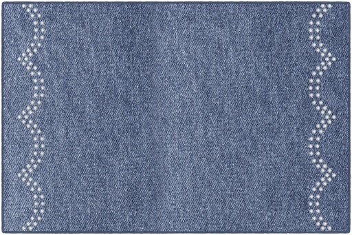 [CA3141 FC] SchoolGirl Style  Denim Rectangle Area Rug