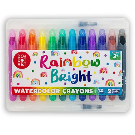 [401 DOT] Rainbow Bright Watercolor Crayons