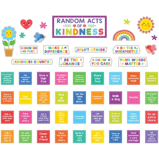 [8328 TCR] Colorful Random Acts of Kindness Bulletin Board