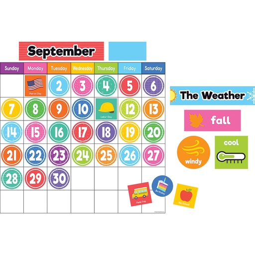 [77067 TCR] Colorful Magnetic Calendar Set