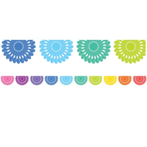 [6106 TCR] Colorful Fiesta Die-Cut Border Trim