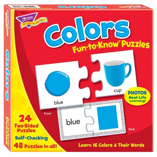 [36001 T] Colors Fun-to-Know® Puzzles