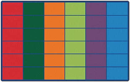 [COLROW] Colorful Rows Seating Carpet