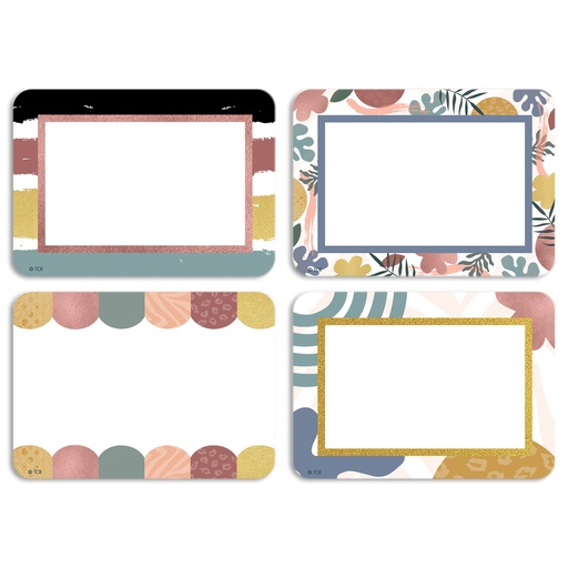 [6691 TCR] Wonderfully Wild Name Tags/Labels - Multi-Pack, Pack of 36