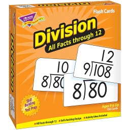 [53204 T] Division 0-12 All Facts Skill Drill Flash Cards