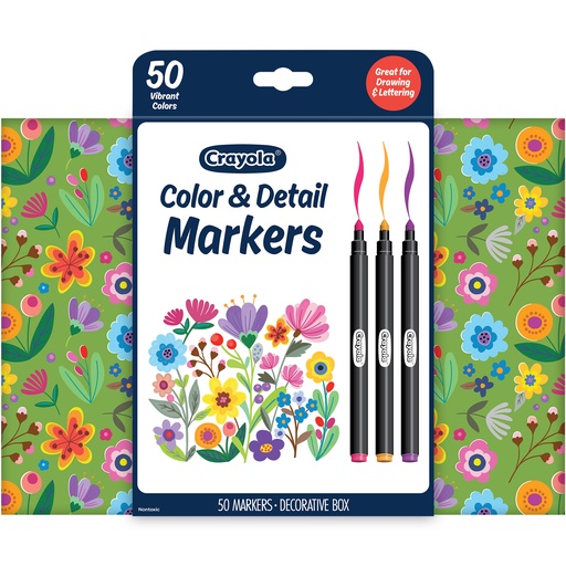 [586751 BIN] Crayola Color & Detail Markers 50ct 