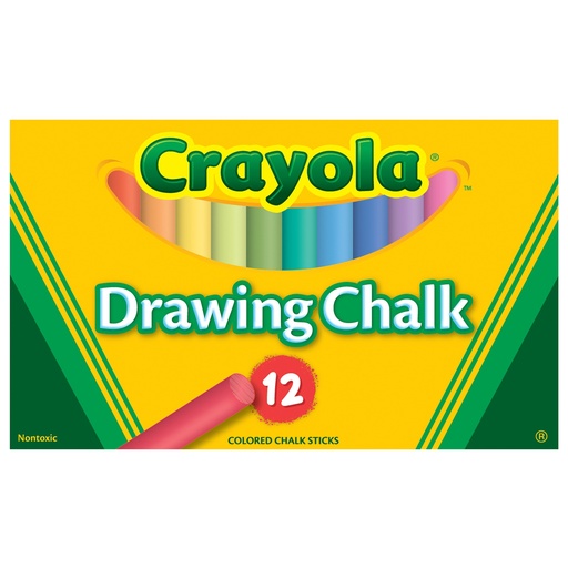 [403 BIN] Colored Drawing Chalk 12 Colors