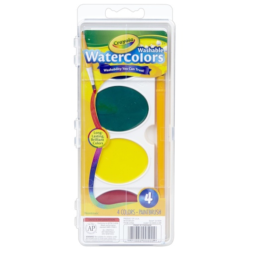 [500 BIN] Jumbo Washable Watercolor Set 4 Colors