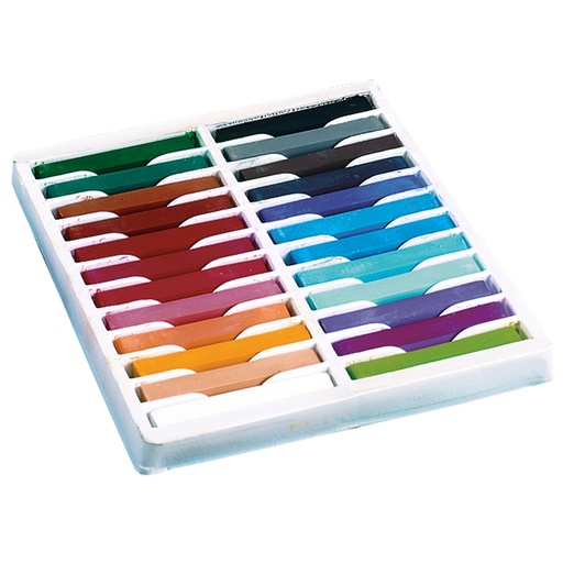 [AC9724 PAC] Assorted Square Artist Pastels in 24  Colors