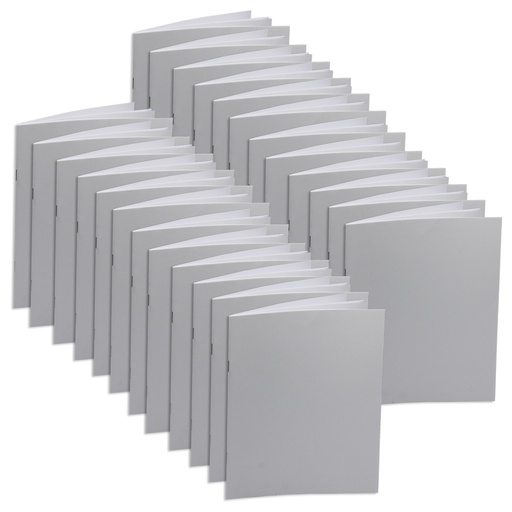 [2110-24 EP] 8.5" x 7" Blank Books Pack of 24