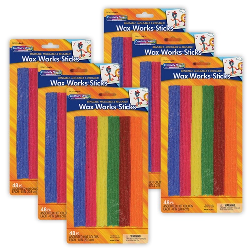 [AC4171-6 PAC] Hot Colors Wax Works® Sticks 288ct