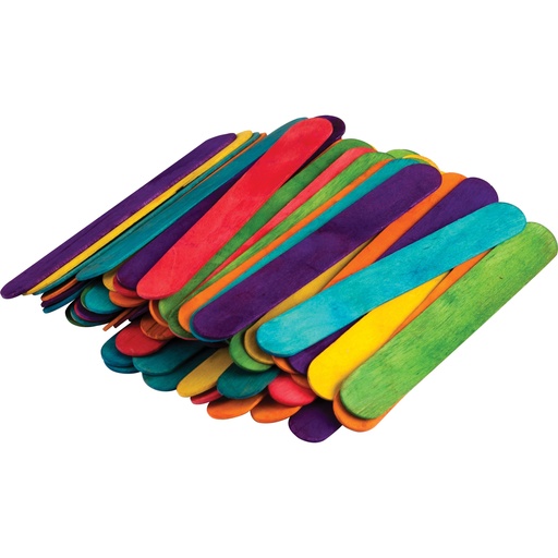 [20918 TCR] STEM Basics: Multicolor Jumbo Craft Sticks