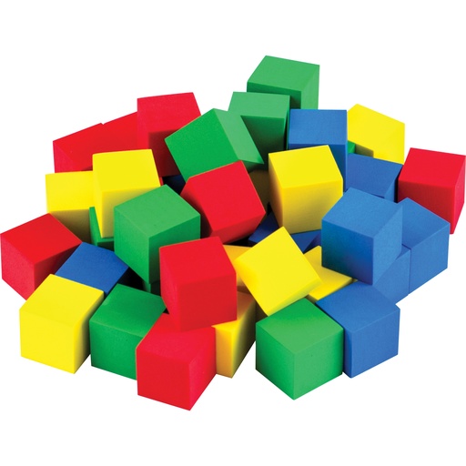 [20938 TCR] STEM Basics: Multicolor 3/4" Foam Cubes